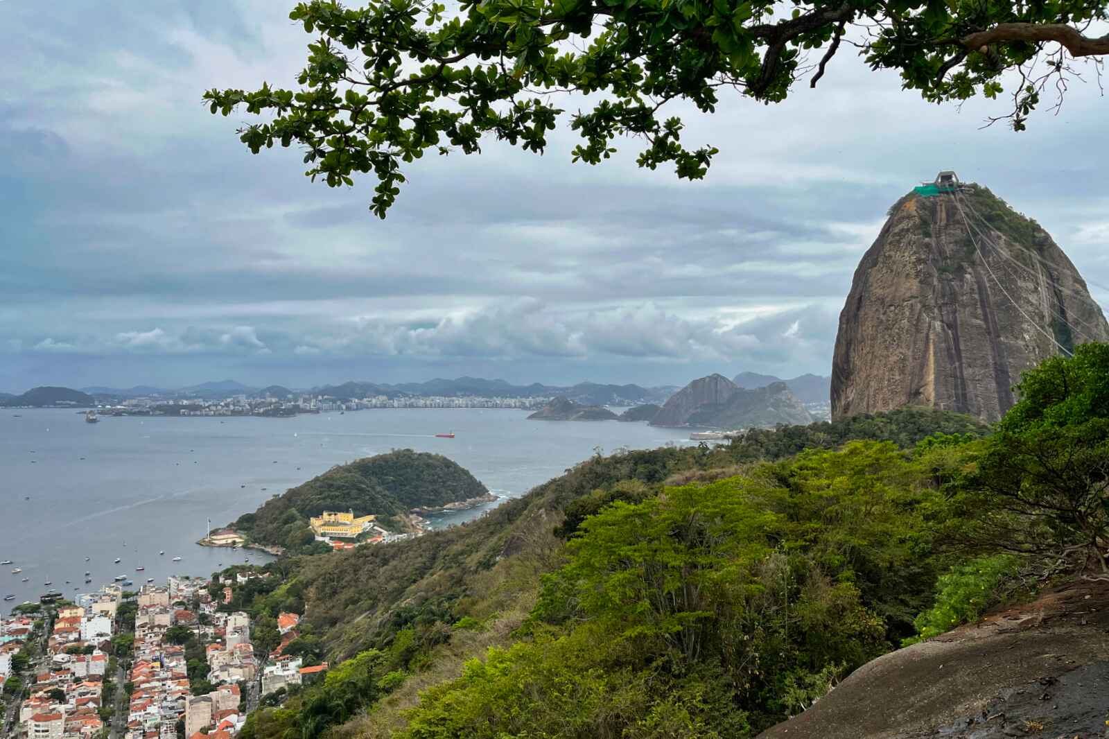 Sugarload Mountain overlooking Rio de Janeiro.