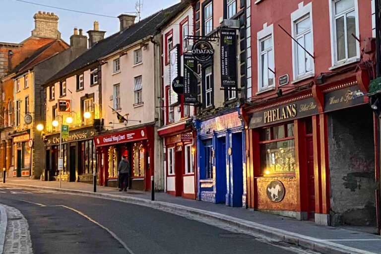 High Street, one of the top things to do in Kilkenny, Ireland.