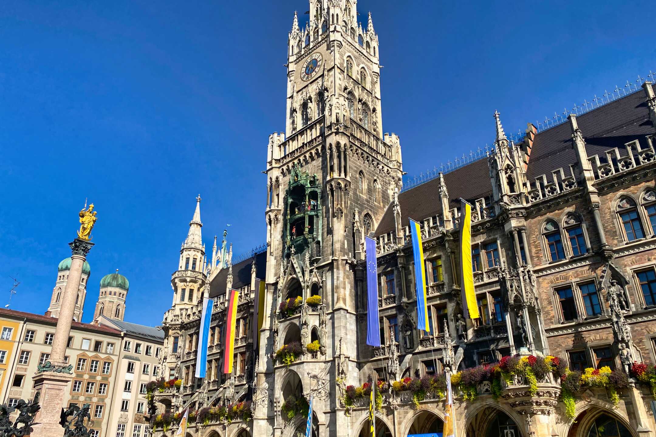 Neues Rathaus (New Town Hall), one of the best things to do in Munich, Germany.