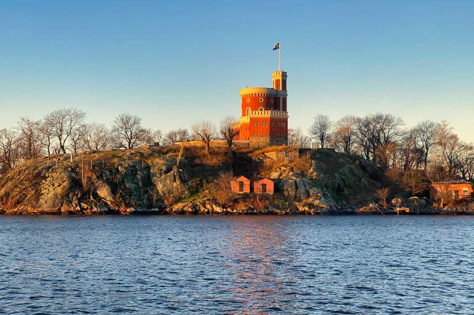 A small island off the coast of Stockholm, Sweden.